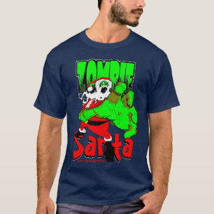 T-shirt do papai noel do zombi