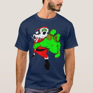 T-shirt do papai noel do zombi!