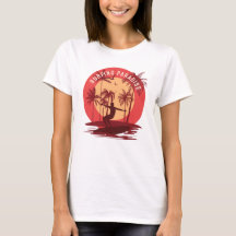 T-Shirt do Paraíso de Navegação de Retro