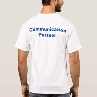 t-shirt do parceiro de Comunicação