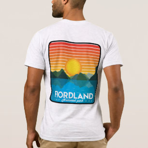 T-shirt do parque nacional de Fiordland