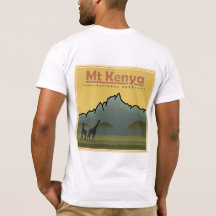 T-shirt do parque nacional de Kenya