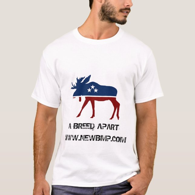 T-shirt do partido de alces de Bull (Frente)