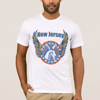 T-shirt do partido de New-jersey Democrata