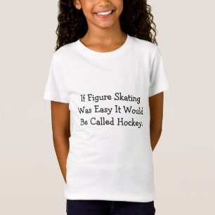 T-shirt do patinagem artística dos miúdos