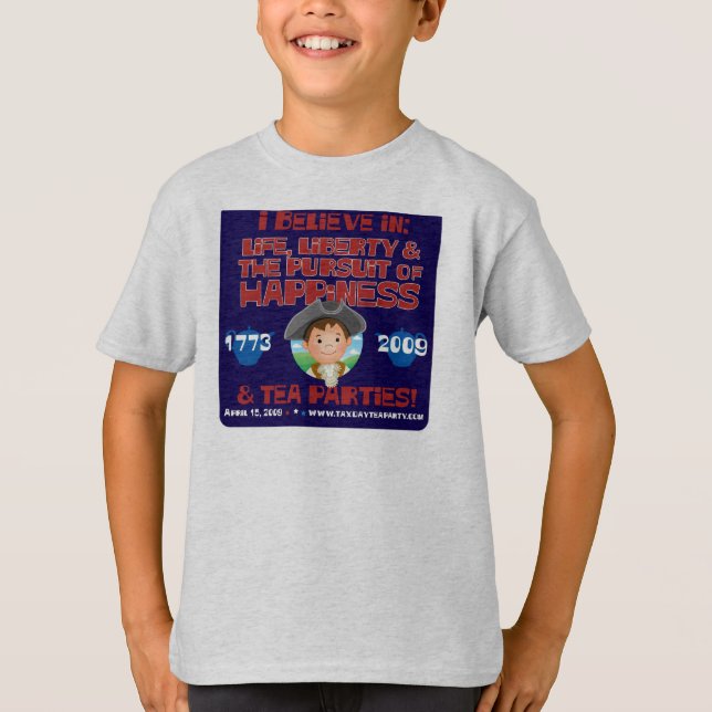 T-shirt do patriota de Lil (Frente)