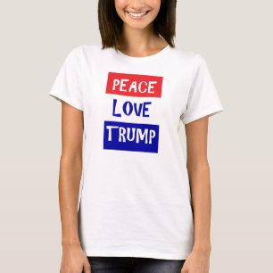 T-shirt do Peace Love Trump