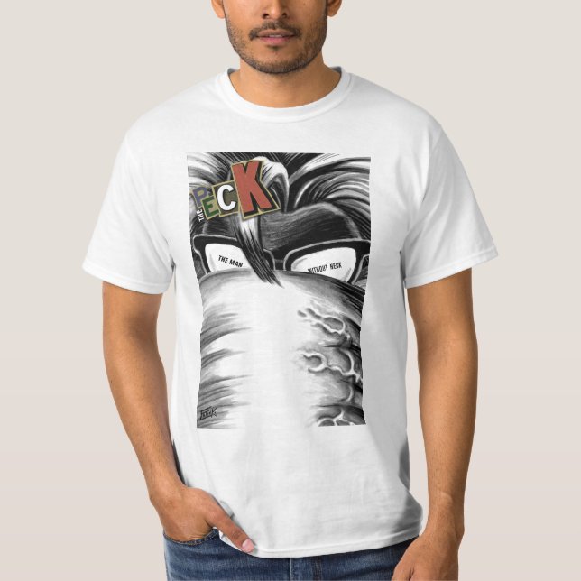 T-shirt do Peck (cobrir velho) (Frente)