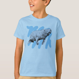 T-shirt do peixe-boi