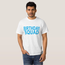T-shirt do pelotão do aniversário. .png