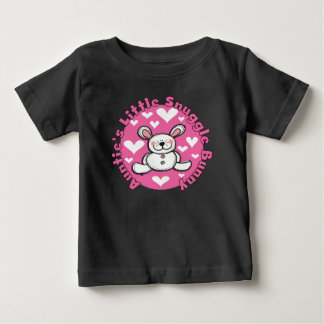 T-shirt do Pequeno Snuggle Coelho Raglan do Auntie