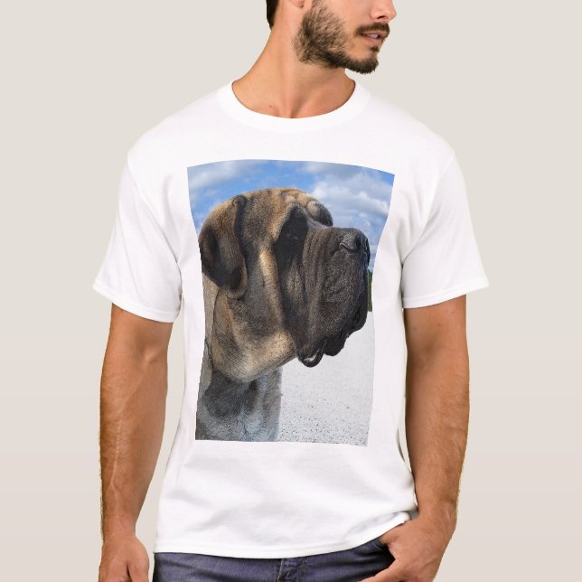 T-shirt do perfil do Mastiff (Frente)