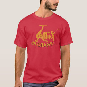 t-shirt do pescador engraçado granky