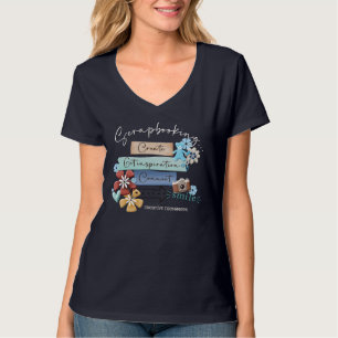 T-Shirt Do Pescoço Das Mulheres