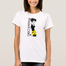 T-Shirt do Pescoço do Roupa do Alternativo da ENDO