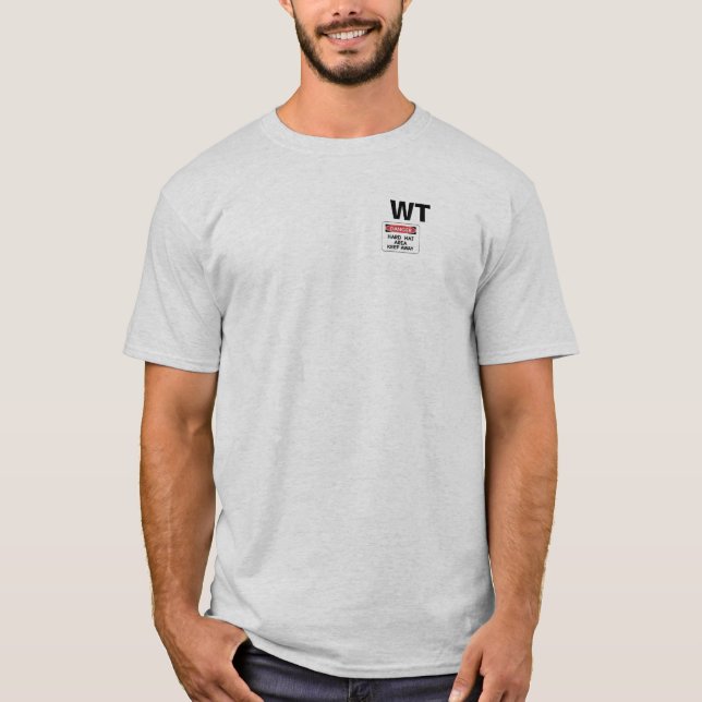 t-shirt do peso de WireNutts.com (Frente)