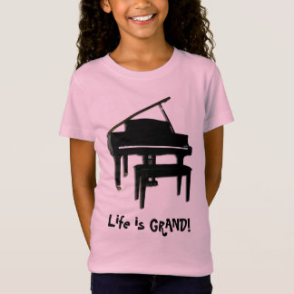 T-shirt do piano de cauda