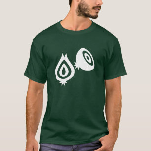 T-shirt do pictograma da cebola