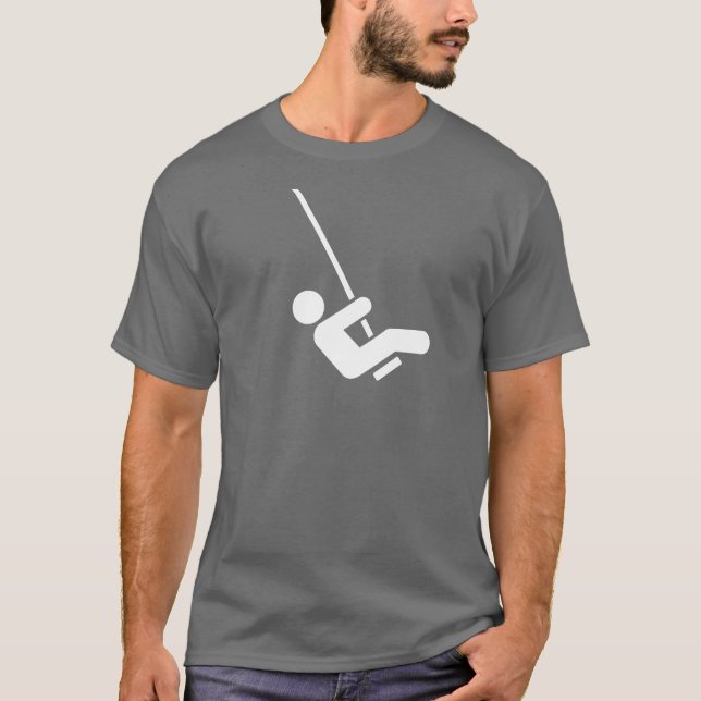 T-shirt do pictograma do balanço (Frente)
