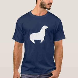 T-shirt do pictograma do selo