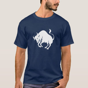 T-shirt do pictograma do zodíaco do Taurus