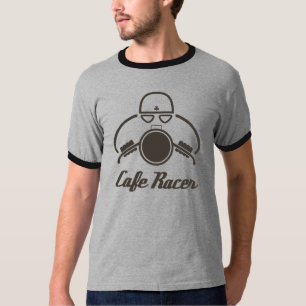 T-shirt do piloto do café