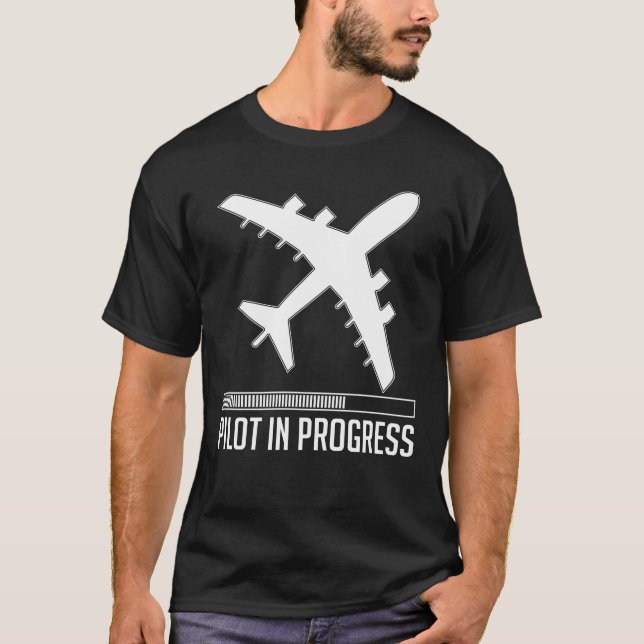 T-shirt do piloto em curso (Frente)