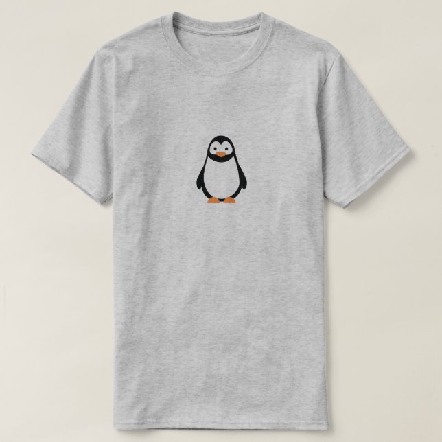 T-shirt do pinguim (Frente do Design)
