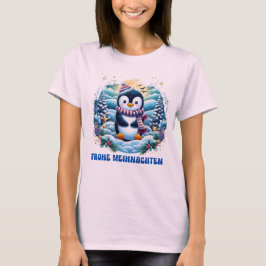T-shirt do Pinguim-Cuta-Inverno