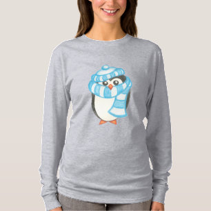 T-shirt do pinguim do Natal