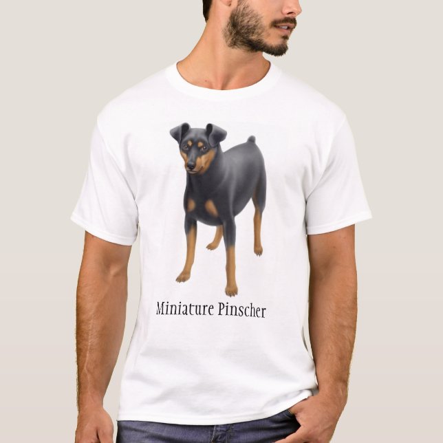T-shirt do Pinscher diminuto (Frente)