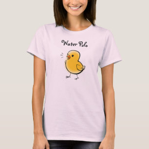 T-shirt do pintinho do pólo aquático