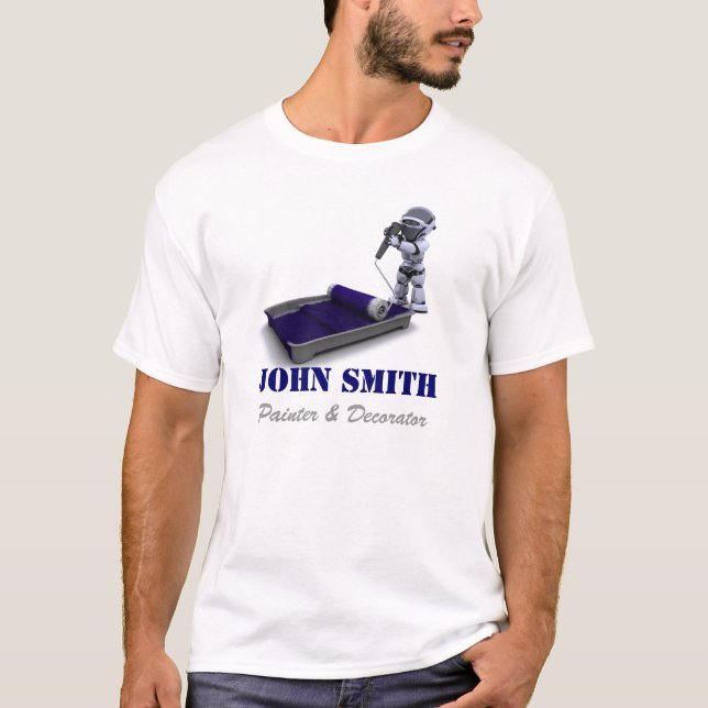 T-shirt do pintor e do decorador (Frente)