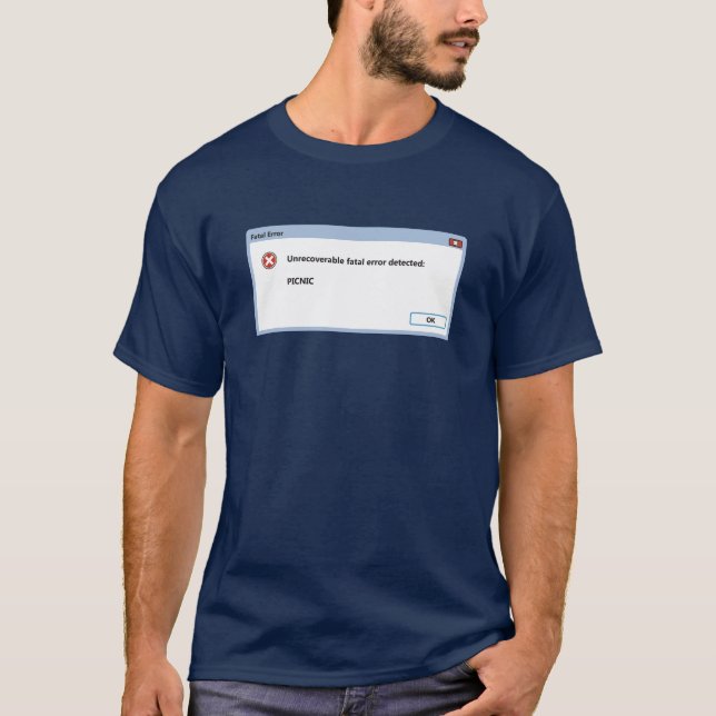 T-shirt do PIQUENIQUE (problema na cadeira, não no (Frente)