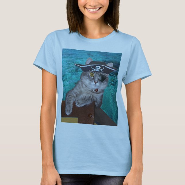 T-shirt do pirata de Xena (Frente)