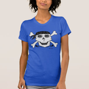 T-shirt do pirata do crânio