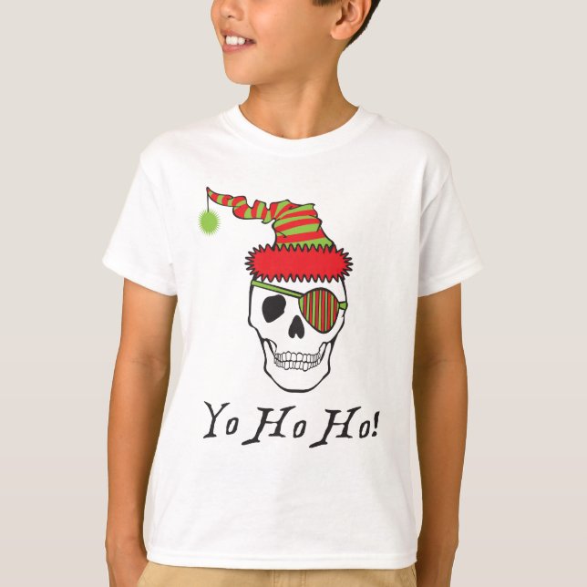 T-shirt do pirata do papai noel (Frente)
