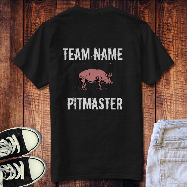 t-shirt do Pitmaster da Equipe Personalizada de CH (Criador carregado)