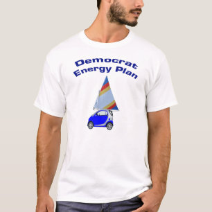 T-shirt do plano da energia de Democrata