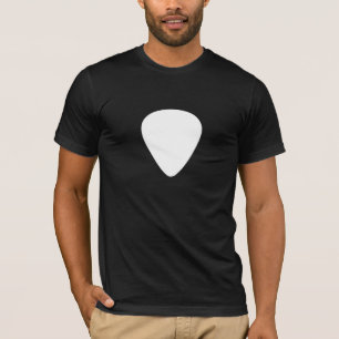T-shirt do plectro da guitarra (picareta)