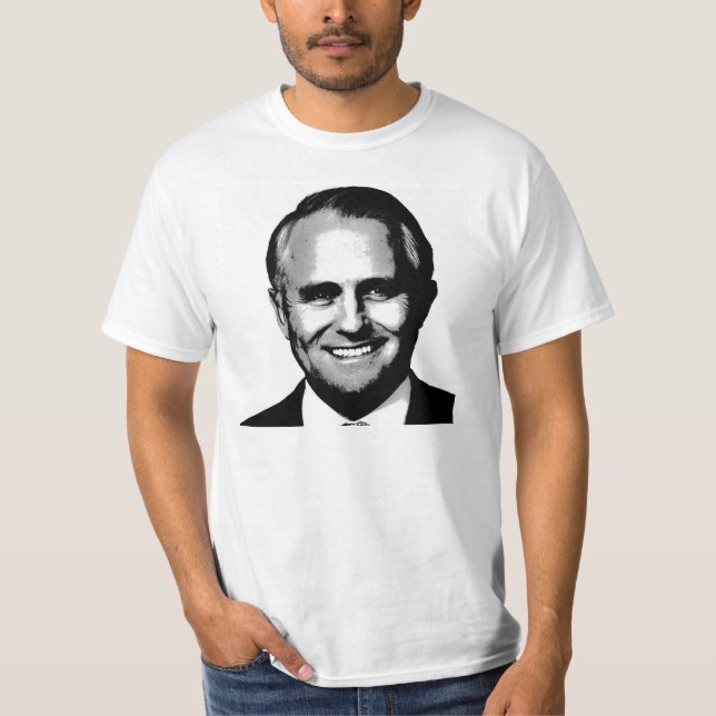 T-shirt do PM Malcolm Turnbull do australiano (Frente)
