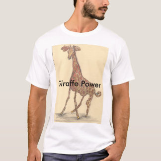 T-shirt do poder do girafa