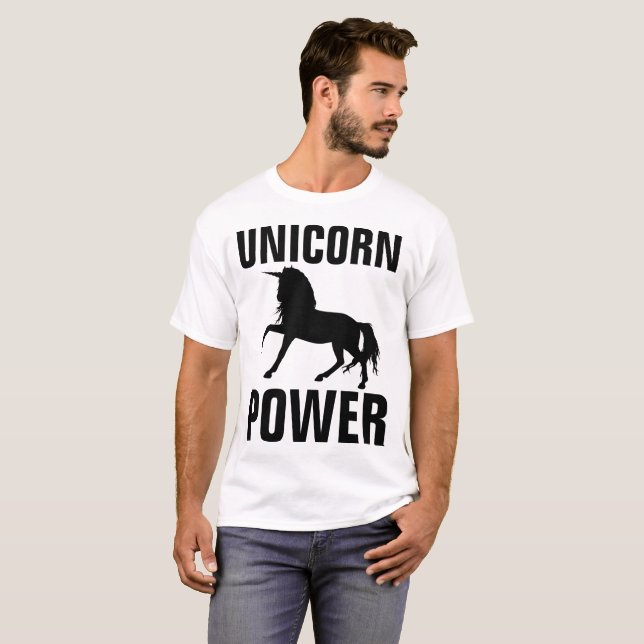 T-shirt do PODER do UNICÓRNIO (Frente Completa)