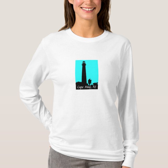 T-shirt do ponto de Cape May (Frente)