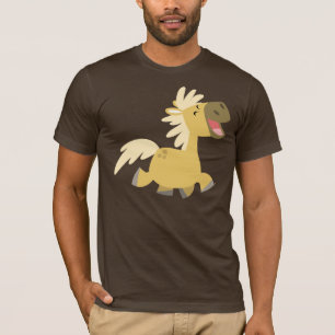 T-shirt do Pony de Cartoon Ridente