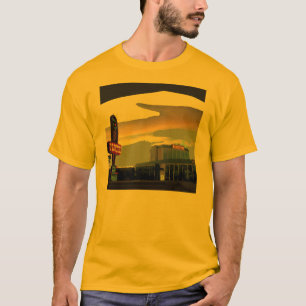 T-shirt do por do sol de Las Vegas da fronteira