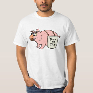 T-shirt do porco do Dia das Bruxas
