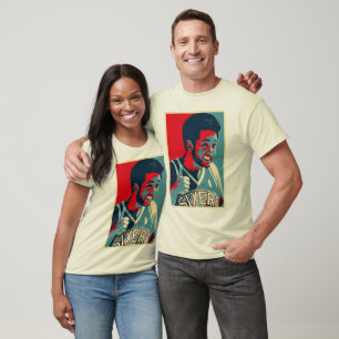 T-shirt do poster do Obama-Estilo de Justin