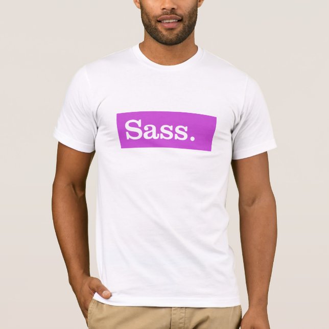 T-shirt do Preprocessor do CSS do SASS (Frente)