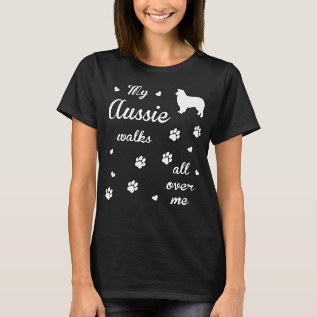 T-shirt do presente de Aussiedoodle para amantes (Frente)